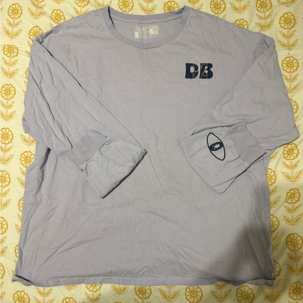 Dutch Bros Purple Long Sleeve Tee with Logo